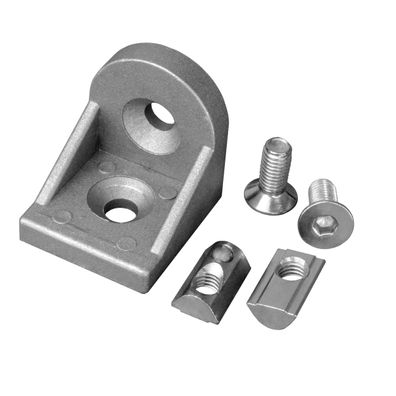 Drehwinkel Verbinder ink. Schrauben und Nutensteine Nut 10 für Aluprofil 45-er