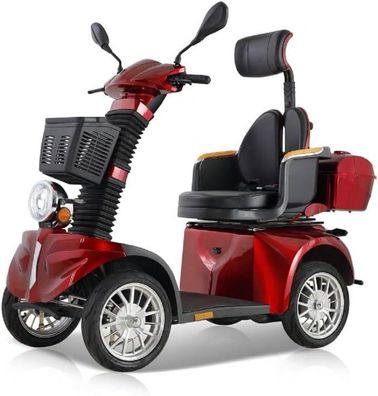 Senioren-4-Rad-Scooter Mobilitätsroller für Erwachsene 150kg Tragkraft 60V 20Ah Akku