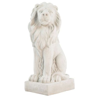 XXL Löwe Skulptur Figur Statue Garten Haus Antik-Stil Gartendeko 75cm Torwächter
