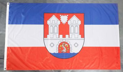 Premium Fahne Flagge Schleswig Holstein Uetersen - 90 x 150 cm