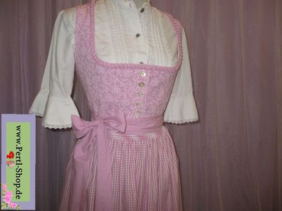 Dirndl mit Schürze, Gr. 36, Hammerschmid, Rosa, Secondhand, Baumwolle
