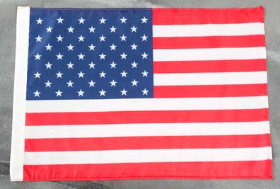 Fahne Flagge USA Amerika America - Stockfahne - 30 x 45 cm