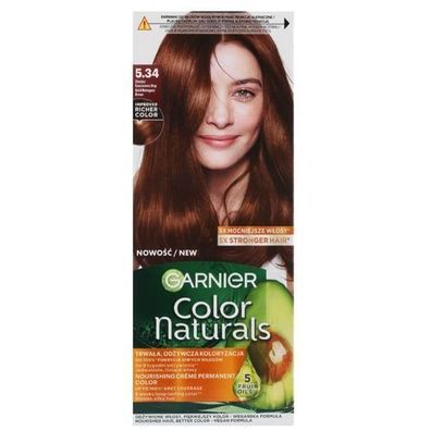 Garnier Color Naturals Naehrstoffreiche Haarfarbe - Golden Kastanienbraun 5.34