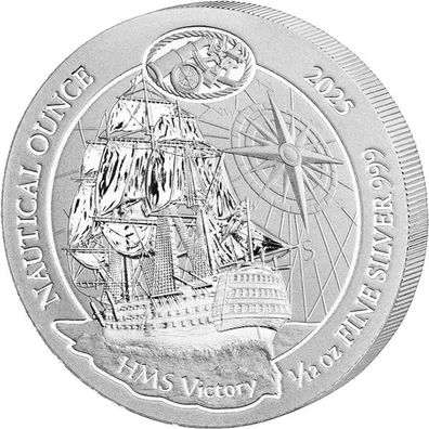 Ruanda 2025 HMS Victory 1/12 Oz Silber