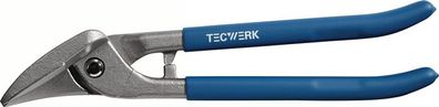 Idealblechschere L.260mm re. STA max.0,8mm VA max.0,45mm Tecwerk