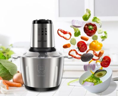 Comfy Nest Food Processor – Multizerkleinerer 3L | 1000W | Edelstahl | Neu