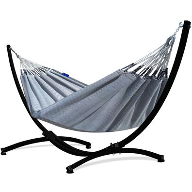 Potenza Kolumbien Hängematte 230x160 mit Gestell für 2 Personen Hängemattengestell
