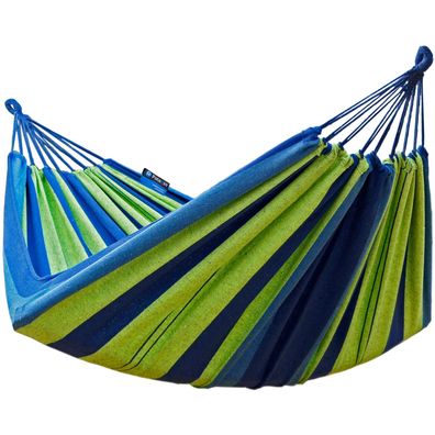 Potenza Outdoor Hängematte 220 x 160 cm Belastbarkeit bis 200 kg Doppelhängematte XXL