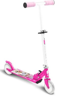 2-Rad-Kinderroller Barbie Klappbare Fußbremse Rosa