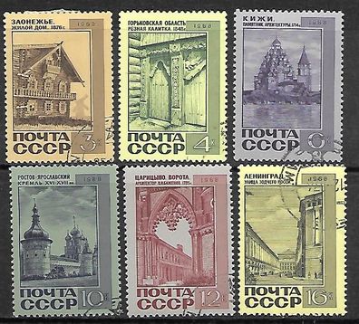 Sowjetunion gestempelt Michel-Nummer 3586-3591