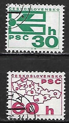 Tschechoslowakei gestempelt Michel Nummer 2340-2341