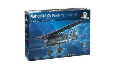 Italeri FIAT CR 42 CN Falco Night 510001485 Maßstab 1:72 Bausatz 1485 Bausatz