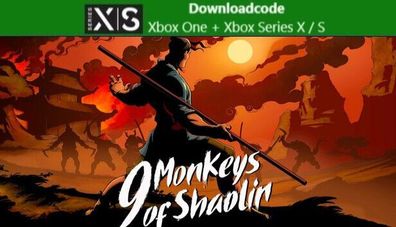 NEU für XBOX One Series X S Spiel 9 Monkeys of Shaolin Game Key Email 24h