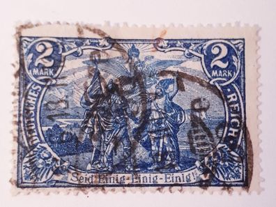 Deutsches Reich 1915 Freimarke Kriegsdruck Mi. Nr.95B IIc gestempelt