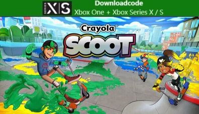 NEU für XBOX One Series X S Spiel Crayola Scoot Game Key Email 24h Download Code