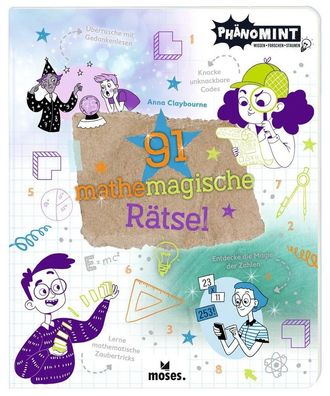 PhänoMINT 91 mathemagische Rätsel | Entdecke die Magie der Zahlen | Claybourne