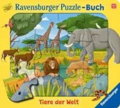Ravensburger ® Puzzle-Buch - Tiere der Welt | Steffi Korda | Buch | 12 S. | 2025