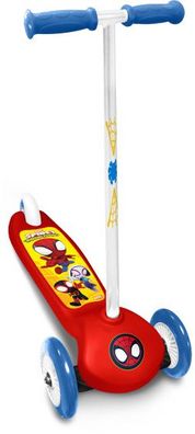 3-Rad-Kinderroller Spidey Junior Fußbremse Rot/Blau