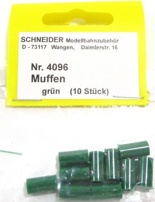 Schneider Z-H0 4096 Muffen grün (10 Stk) - NEU