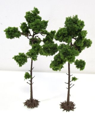 Jordan H0 [5F] Modell - Kiefern groß fertig beflockt 16cm 2 Stück - OVP NEU