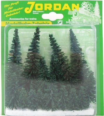 Jordan H0/N/Z [42] Modell - Steckfichten 4 / 6 / 8 / 12cm 15 Stück - OVP NEU