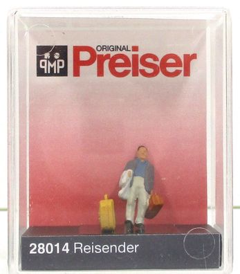 Preiser Exclusiv 28014 Reisender Koffer Einzel Figuren H0 1:87 OVP (5860K)
