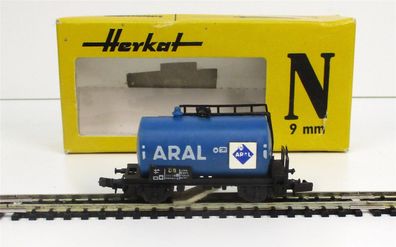 Spur N Herkat Schienenreinigungs-Kesselwagen ARAL OVP (5947K)