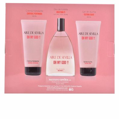 Aire De Sevilla Oh My God!! Eau De Toilette Spray 150ml Set 3 Artikel