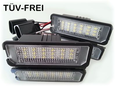 LED Kennzeichenbeleuchtung passend für VW Golf 4 5 Passat Phaeton LUPO POLO 9N 9N3