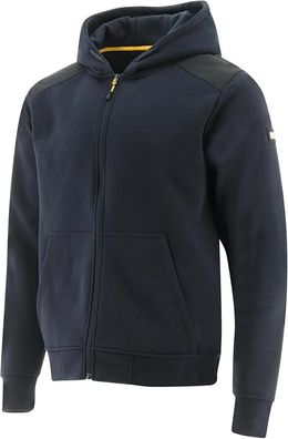 Caterpillar CAT Unisex Zip Hoodie Essential Navyblau Größe M-XXL
