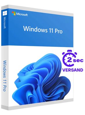 Windows 11 Professional Pro - Aktivierungsschlüssel Key - 3 Sekunden SOFORTversand