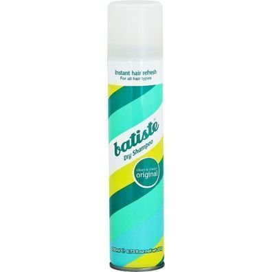 Batiste Original Trockenshampoo, 200ml, Frische Haarpflege fuer Volumen und Glanz