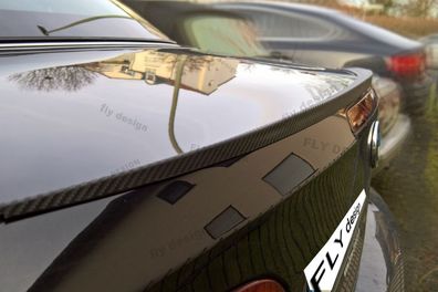 passend für BMW 3er CABRIO, tuning spoiler CARBON look rear spoiler SLIM lip tail