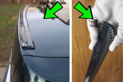 VW PASSAT B8 tuning CARBON lack abrisskante heckspoiler lippe spoiler kofferraum