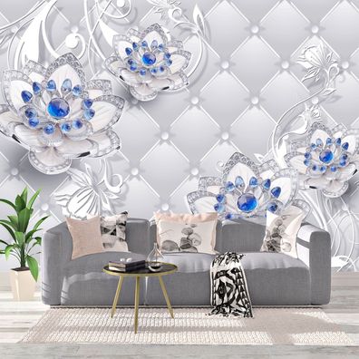 Vlies Fototapete Wandtapete Wandbilder 3D Dreidimensionaler Schmuck BLUMEN1552