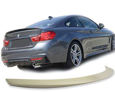 Heckspoiler passend für BMW 4er F32 Coupe Heckflügel P-Still Unlack