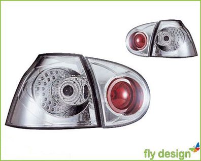 VW GOLF 5 LED Rückleuchten chrom