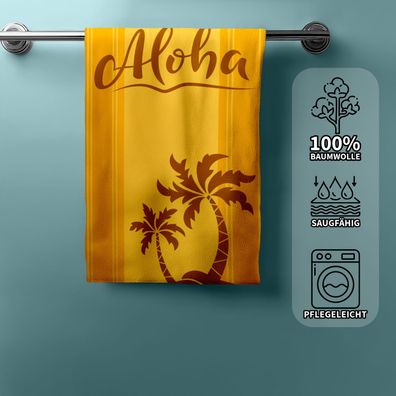 Badetuch Duschtuch Strandtuch Saunatuch Aloha 93 x 170 cm