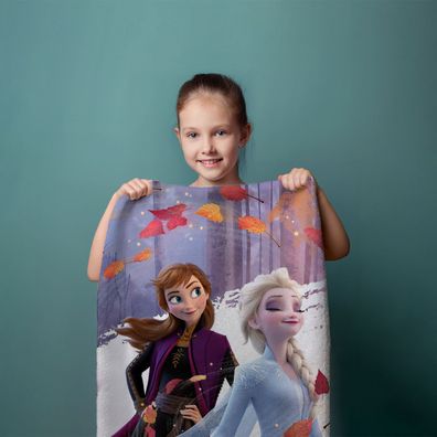 Anna Elsa Frozen Leaves Duschtuch Badetuch Handtuch 70 x 140cm