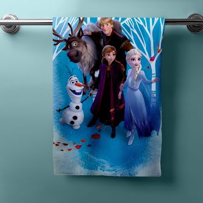 Eiskönigin Anna Elsa Olaf Frozen 2 Duschtuch Badetuch Handtuch 70 x 140cm