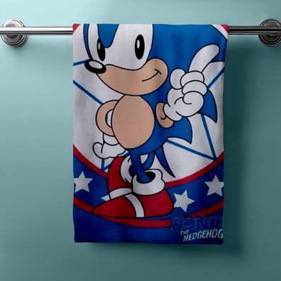 Sonic The Hedgehog Duschtuch Badetuch Strandtuch 70 x 140cm
