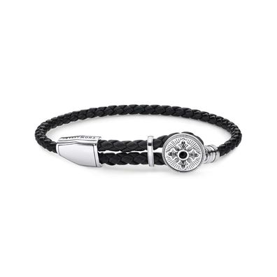 Thomas Sabo - A1861-949-11-L25v - Unisex-Armband - Silber-Leder - REBEL AT HEART