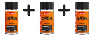 3 x Nutrend Caffeine, 200mg - 60 caps