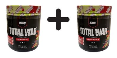 2 x Redcon1 Total War - Preworkout, Strawberry Kiwi - 426g