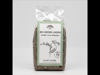Planet Nature 6x Planet Nature Bio Linsen grün 500g 500g