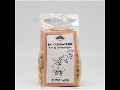 Planet Nature 6x Planet Nature Bio Cashewkerne 125g 125g