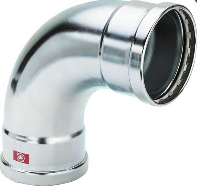 Viega Bogen Prestabo XL Stahl verz. 90Gr I/I m SC-Contur 64,0mm