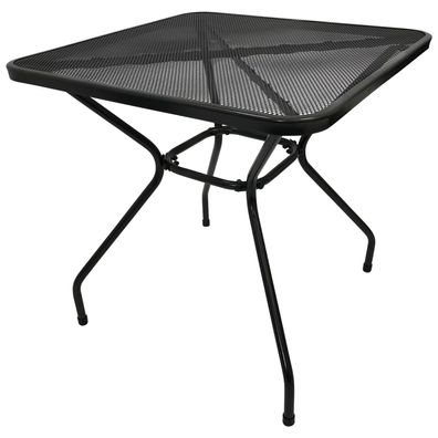 Bistrotisch quadratisch 70x70 cm Streckmetall Anthrazit