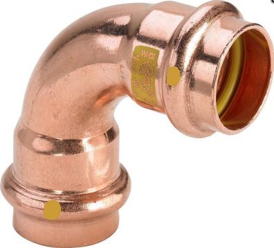 Viega Bogen Profipress G Kupfer 90Grad I/I mit SC-Contur 35mm