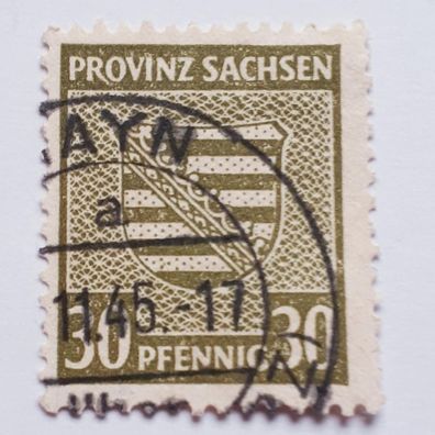 SBZ Ostsachsen Provinz Sachsen 1945 Mi. Nr.83 xa